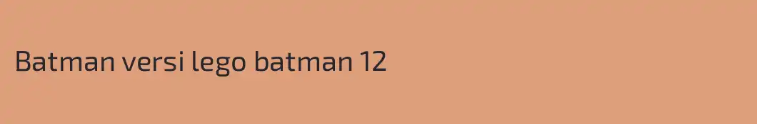 Batman versi lego batman 12